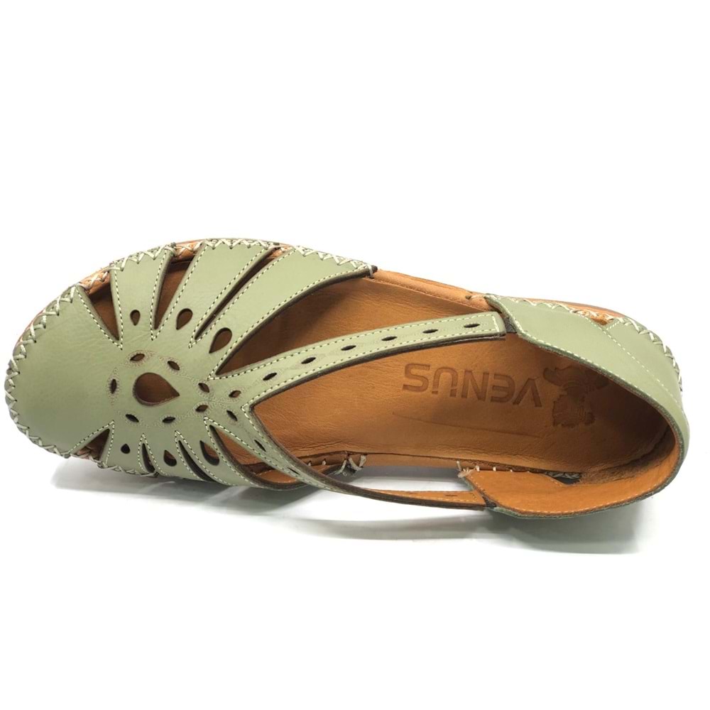 Venüs Sutnus Hakiki Deri Comfort Ortopedik Kadın Sandalet