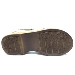 Venüs Çapra Hakiki Deri Comfort Ortopedik Kadın Sandalet