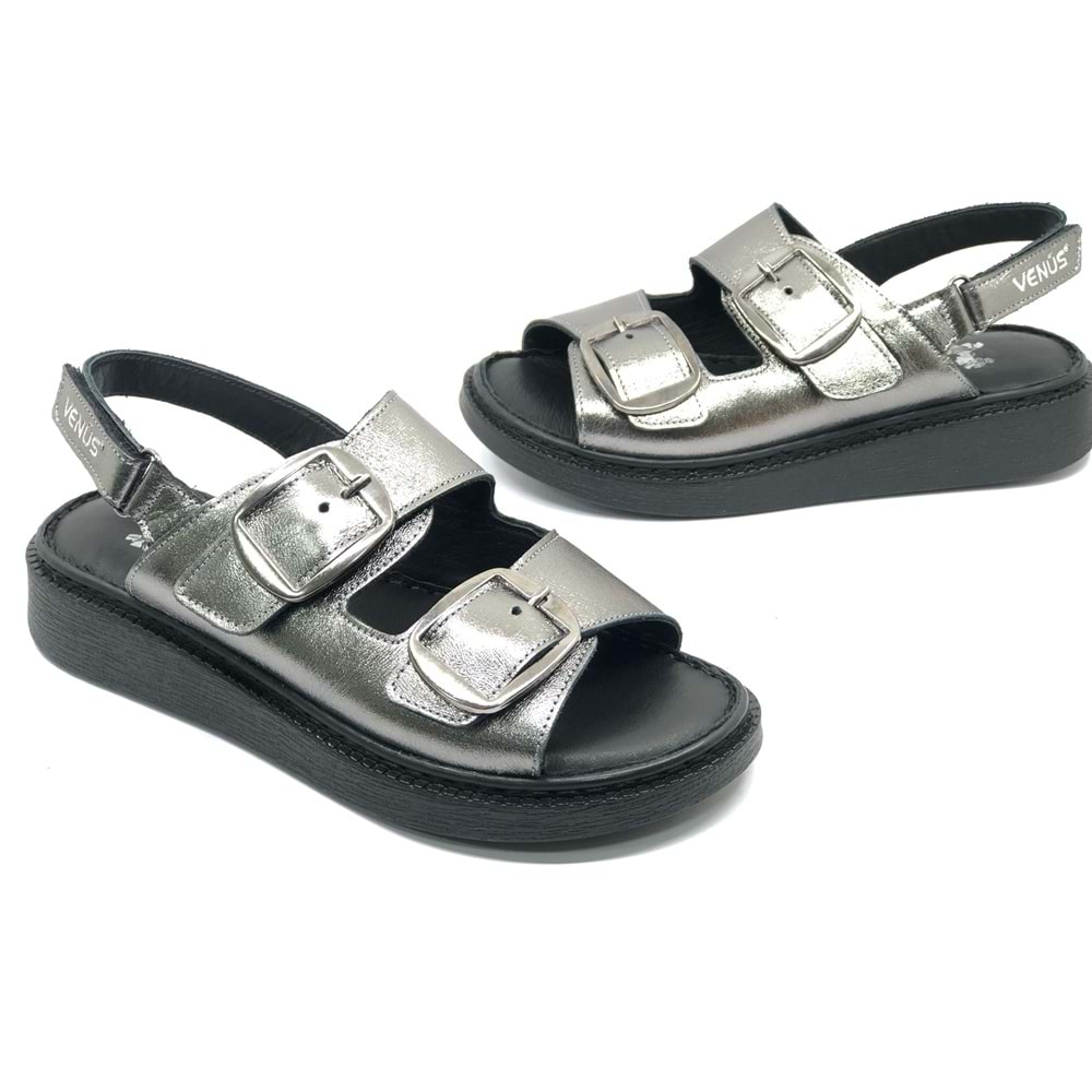 Venüs Vini Hakiki Deri Comfort Ortopedik Kadın Sandalet