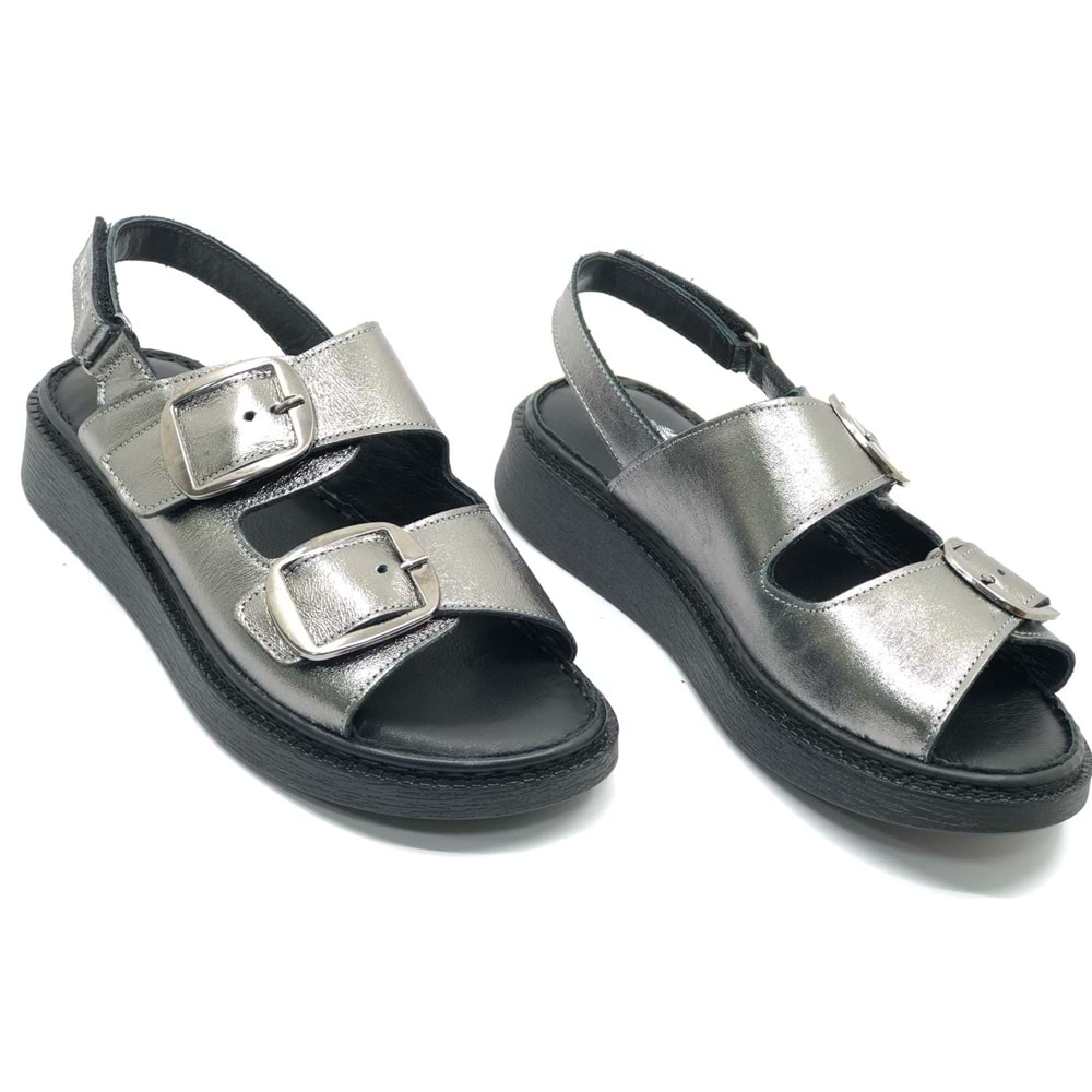 Venüs Vini Hakiki Deri Comfort Ortopedik Kadın Sandalet