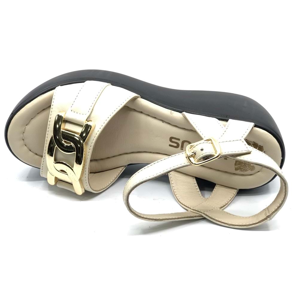 Venüs Meles Hakiki Deri Comfort Ortopedik Kadın Sandalet