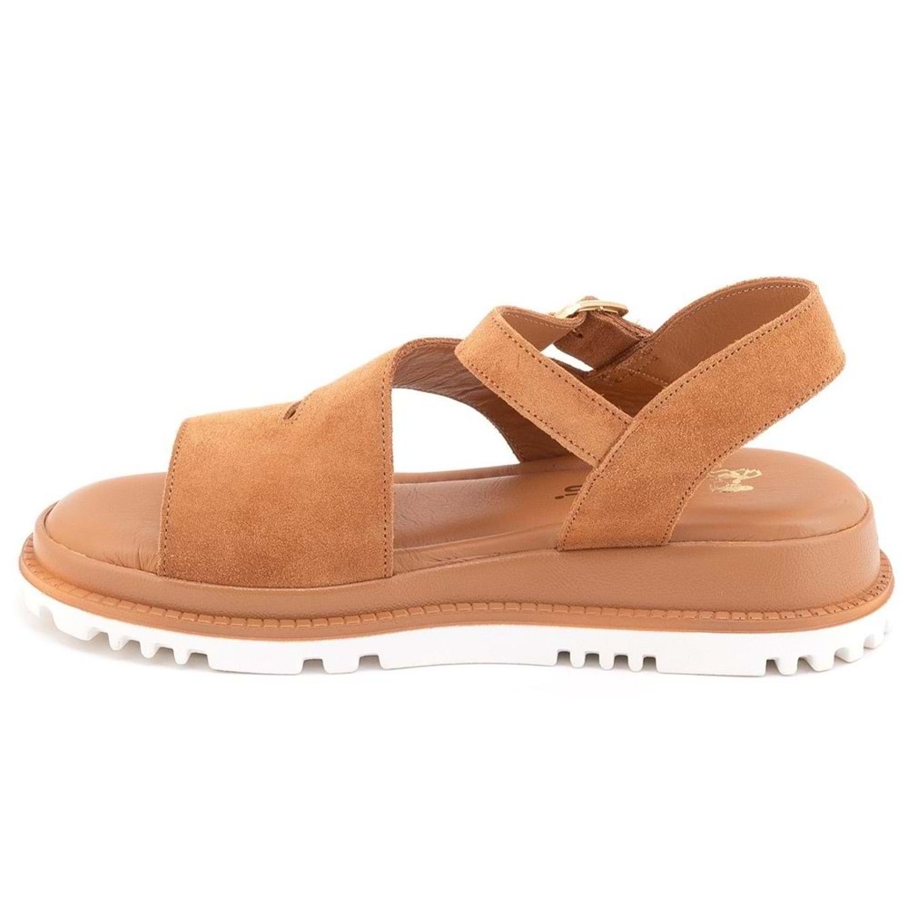 Venüs Hifli Hakiki Deri Comfort Ortopedik Kadın Sandalet