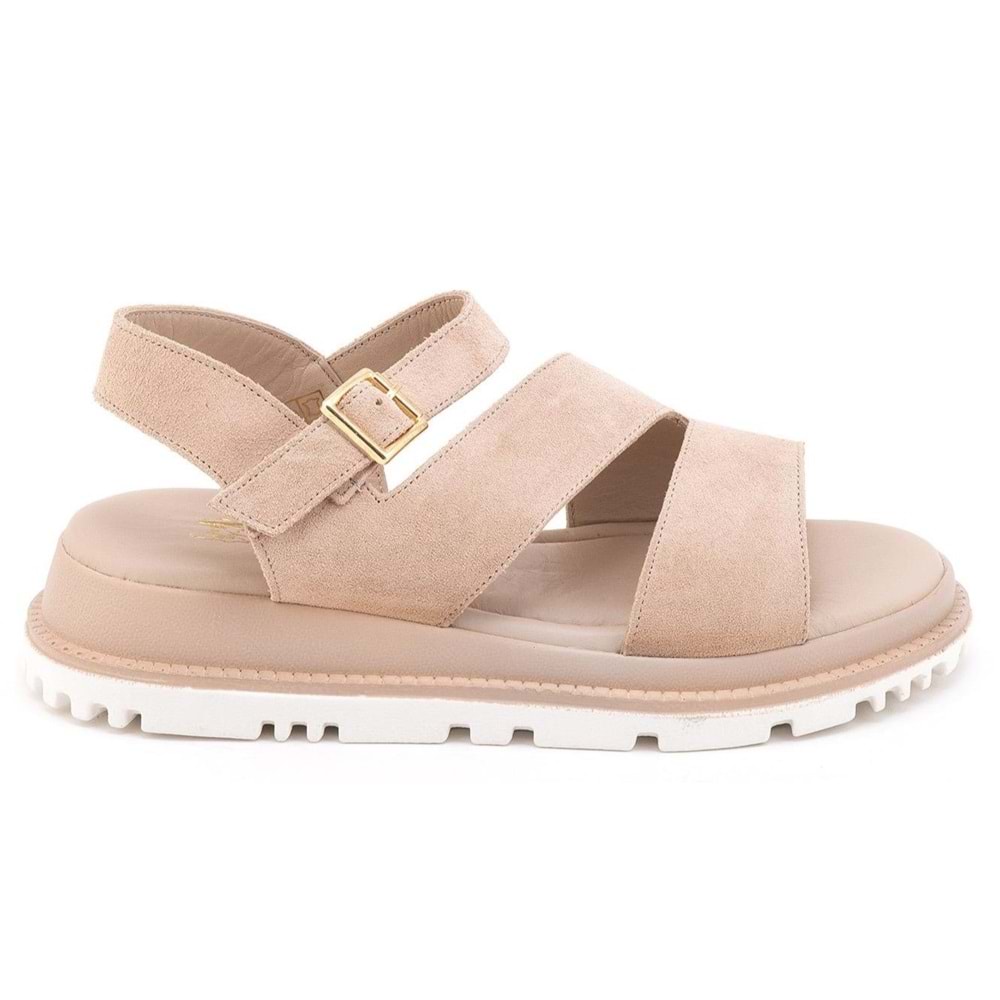 Venüs Hifli Hakiki Deri Comfort Ortopedik Kadın Sandalet
