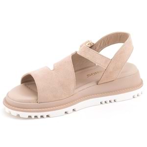 Venüs Hifli Hakiki Deri Comfort Ortopedik Kadın Sandalet