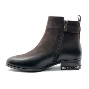 Venüs Adastra Hakiki Deri Düz Kaymaz Taban Ortopedik Kadın Bot