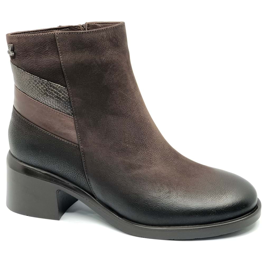 Venüs Brumalis Hakiki Deri Kaymaz Taban Ortopedik Kadın Bot