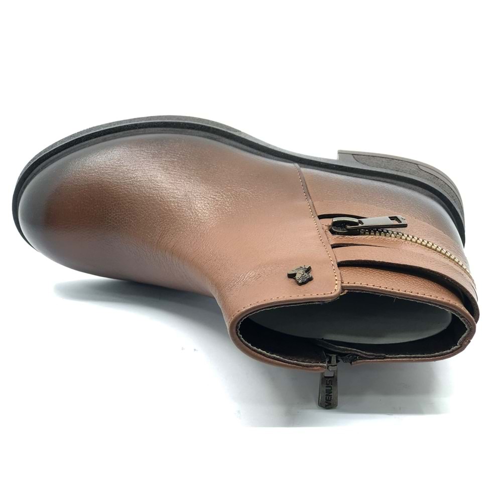 Venüs Umbra Hakiki Deri Kaymaz Taban Ortopedik Kadın Bot