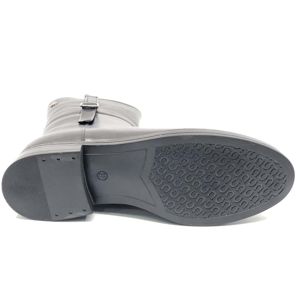 Venüs Harmany Hakiki Deri Düz Kaymaz Taban Ortopedik Kadın Bot