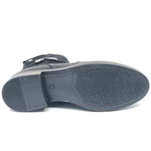 Venüs Kay Hakiki Deri Düz Kaymaz Taban Ortopedik Kadın Bot