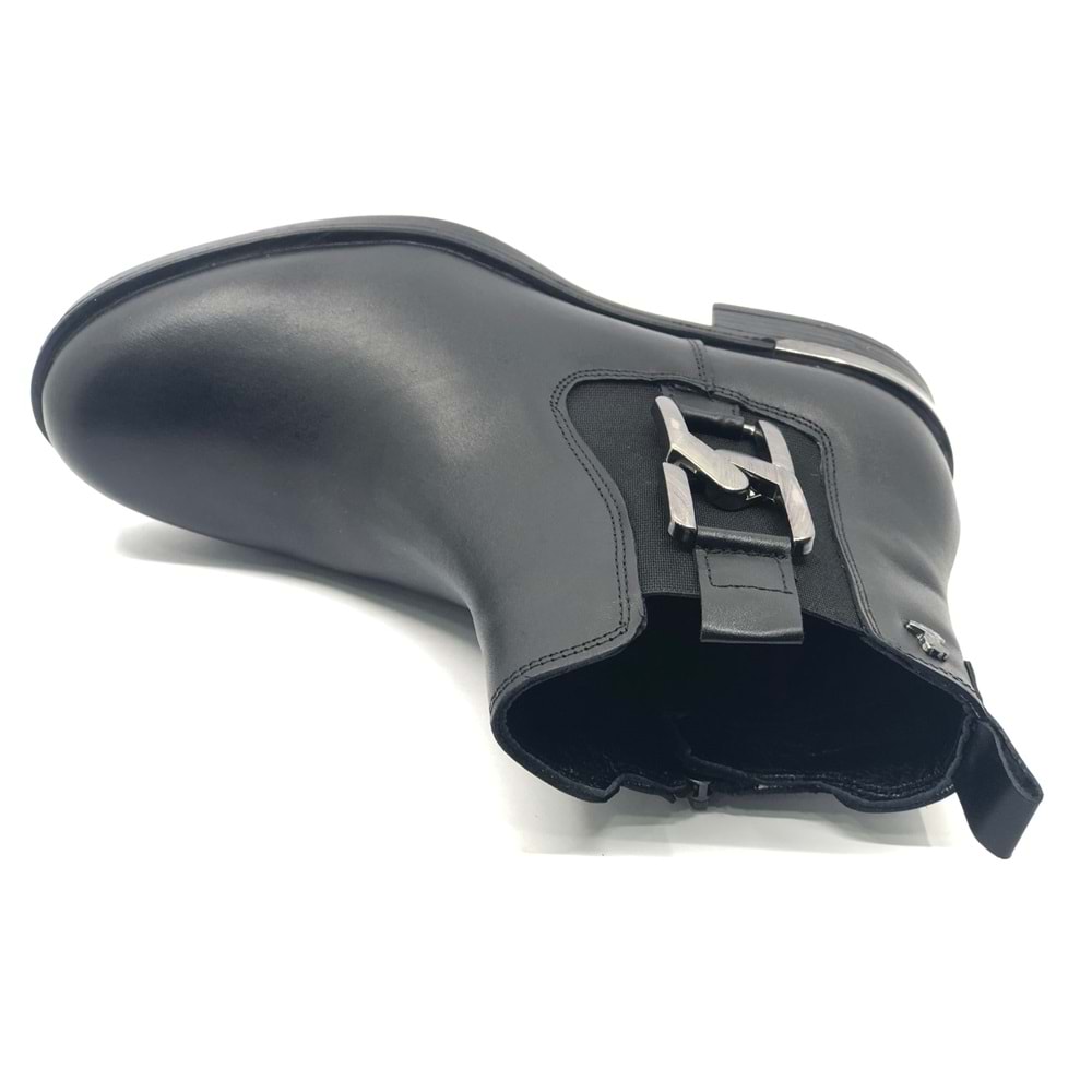 Venüs Apricus Hakiki Deri Düz Kaymaz Taban Ortopedik Kadın Bot