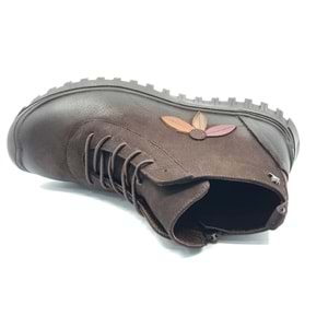 Venüs Punka Hakiki Deri Kaymaz Taban Ortopedik Kadın Bot