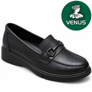 Venüs Virintage Hakiki Deri Ortopedik Casual Kadın Babet Ayakkabı