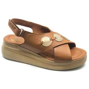 Venüs Hazzel Hakiki Deri Comfort Ortopedik Kadın Sandalet