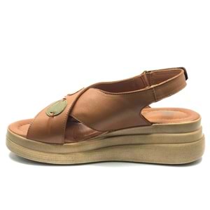 Venüs Hazzel Hakiki Deri Comfort Ortopedik Kadın Sandalet