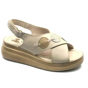 Venüs Hazzel Hakiki Deri Comfort Ortopedik Kadın Sandalet