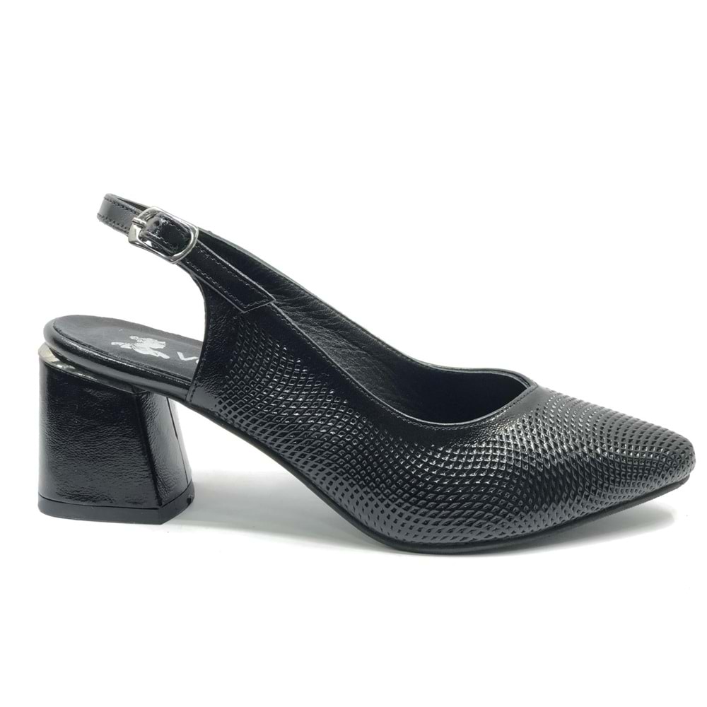 Venüs Ugrap Hakiki Deri Topuklu Kadın Klasik Ayakkabı