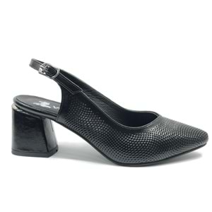 Venüs Ugrap Hakiki Deri Topuklu Kadın Klasik Ayakkabı