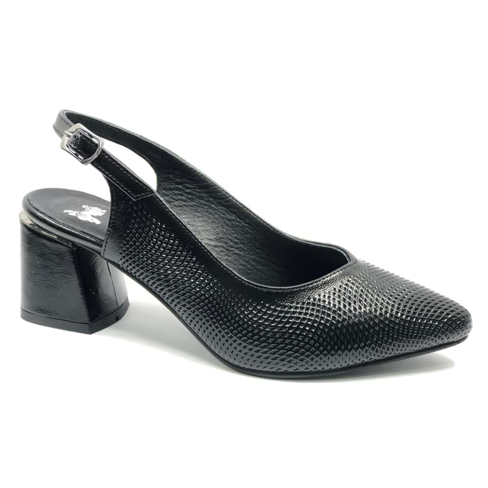 Venüs Ugrap Hakiki Deri Topuklu Kadın Klasik Ayakkabı