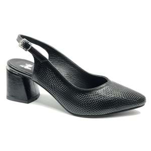 Venüs Ugrap Hakiki Deri Topuklu Kadın Klasik Ayakkabı