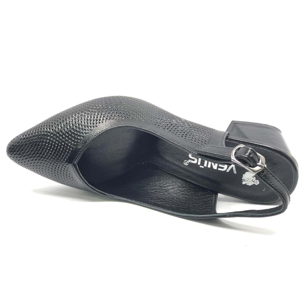 Venüs Ugrap Hakiki Deri Topuklu Kadın Klasik Ayakkabı