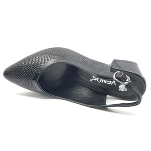 Venüs Ugrap Hakiki Deri Topuklu Kadın Klasik Ayakkabı