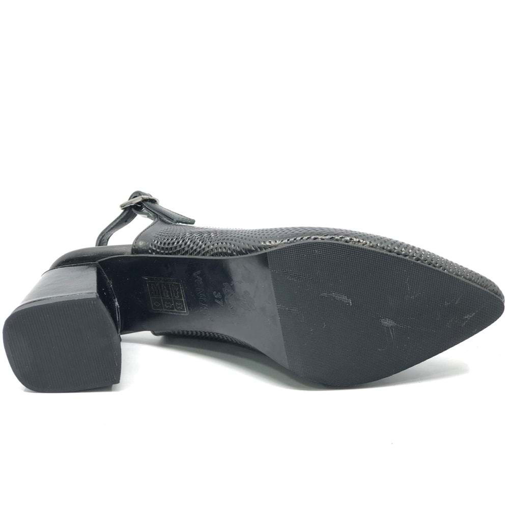 Venüs Ugrap Hakiki Deri Topuklu Kadın Klasik Ayakkabı