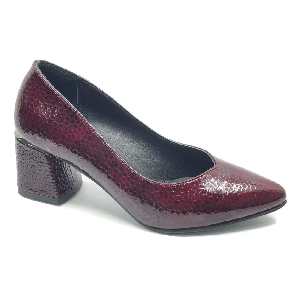 Venüs Pertek Hakiki Deri Kadın Topuklu Ayakkabı Kadın Sitiletto