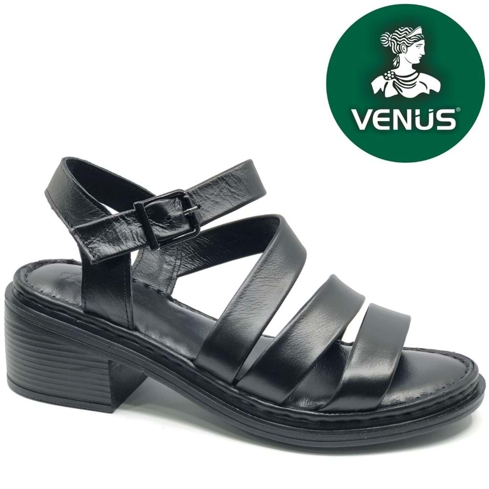 Venüs Selef Hakiki Deri Comfort Ortopedik Kadın Sandalet