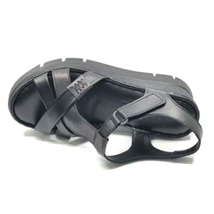 Venüs Boobril Hakiki Deri Comfort Ortopedik Kadın Sandalet