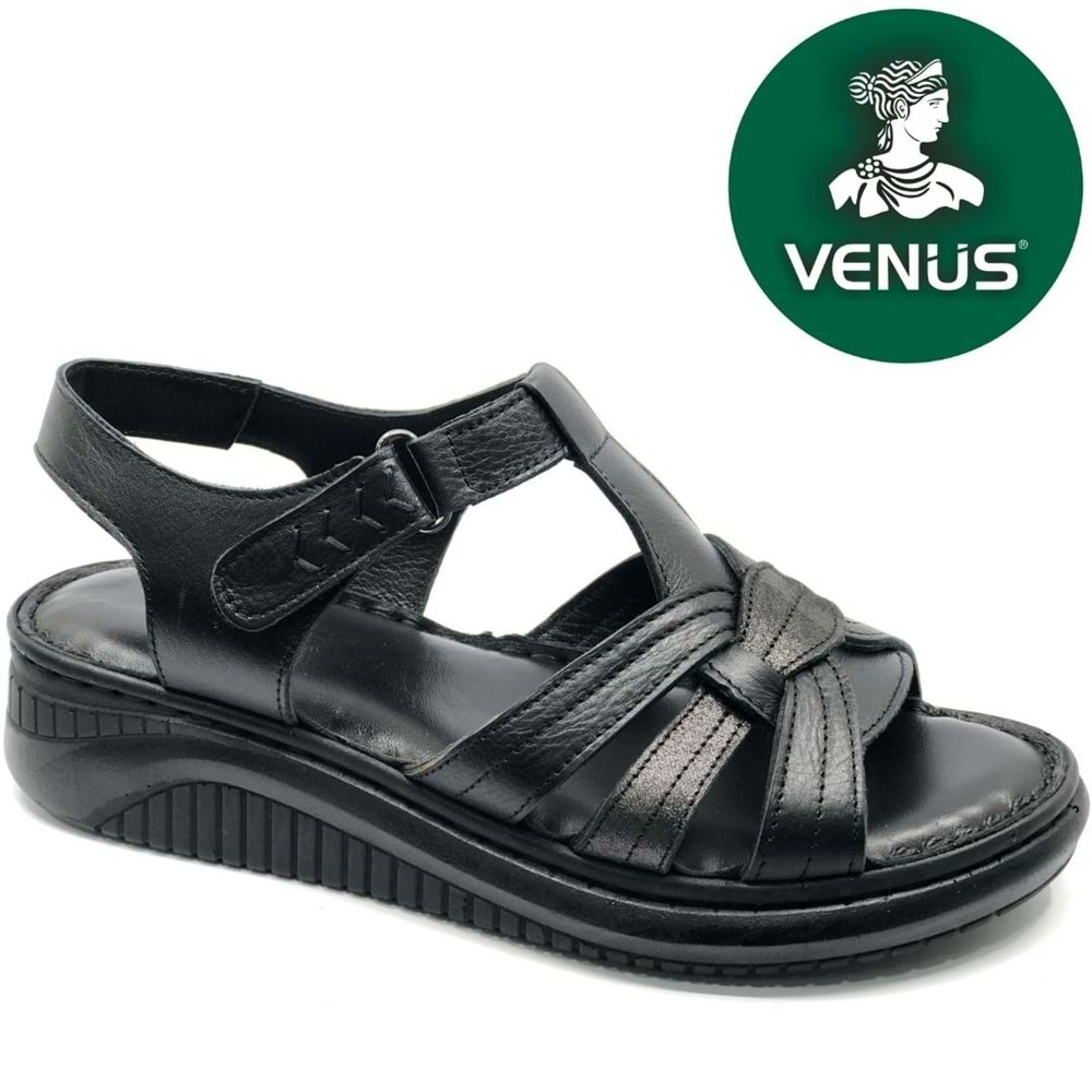 Venüs Andirigulle Hakiki Deri Comfort Ortopedik Kadın Sandalet