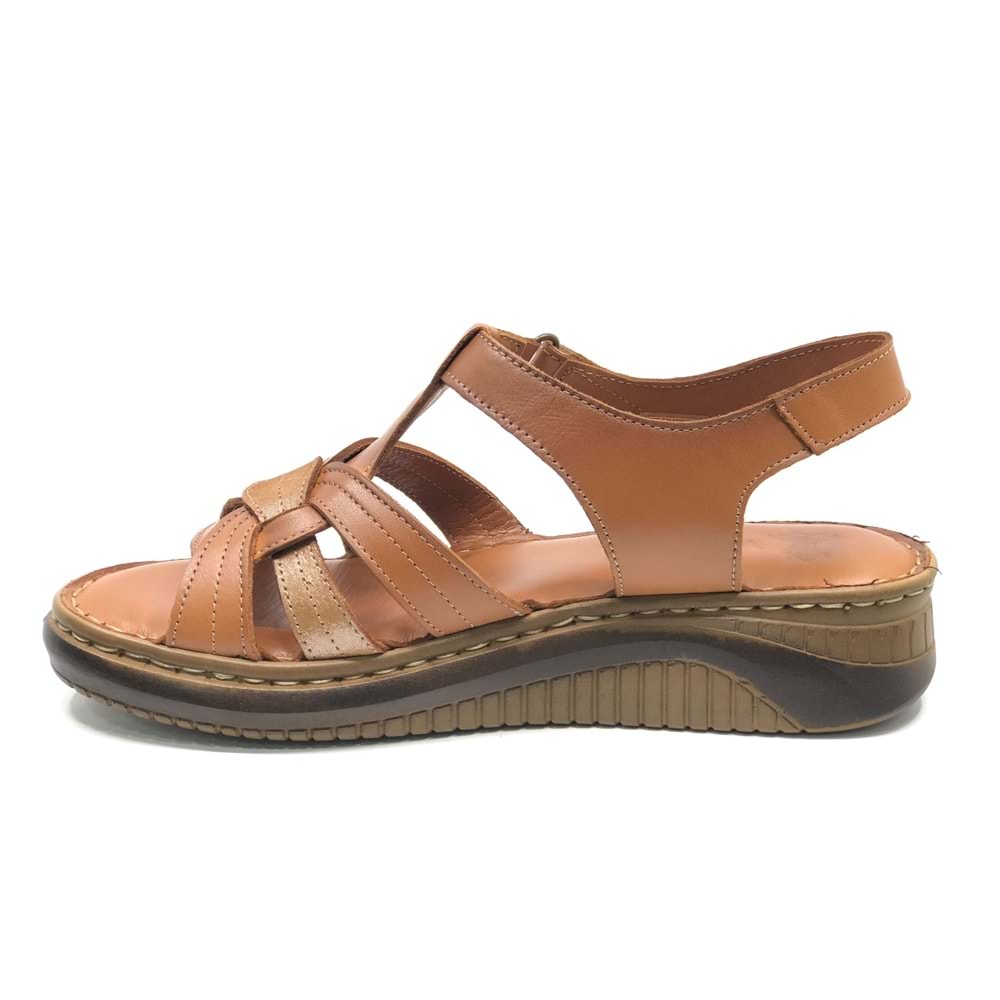 Venüs Andirigulle Hakiki Deri Comfort Ortopedik Kadın Sandalet