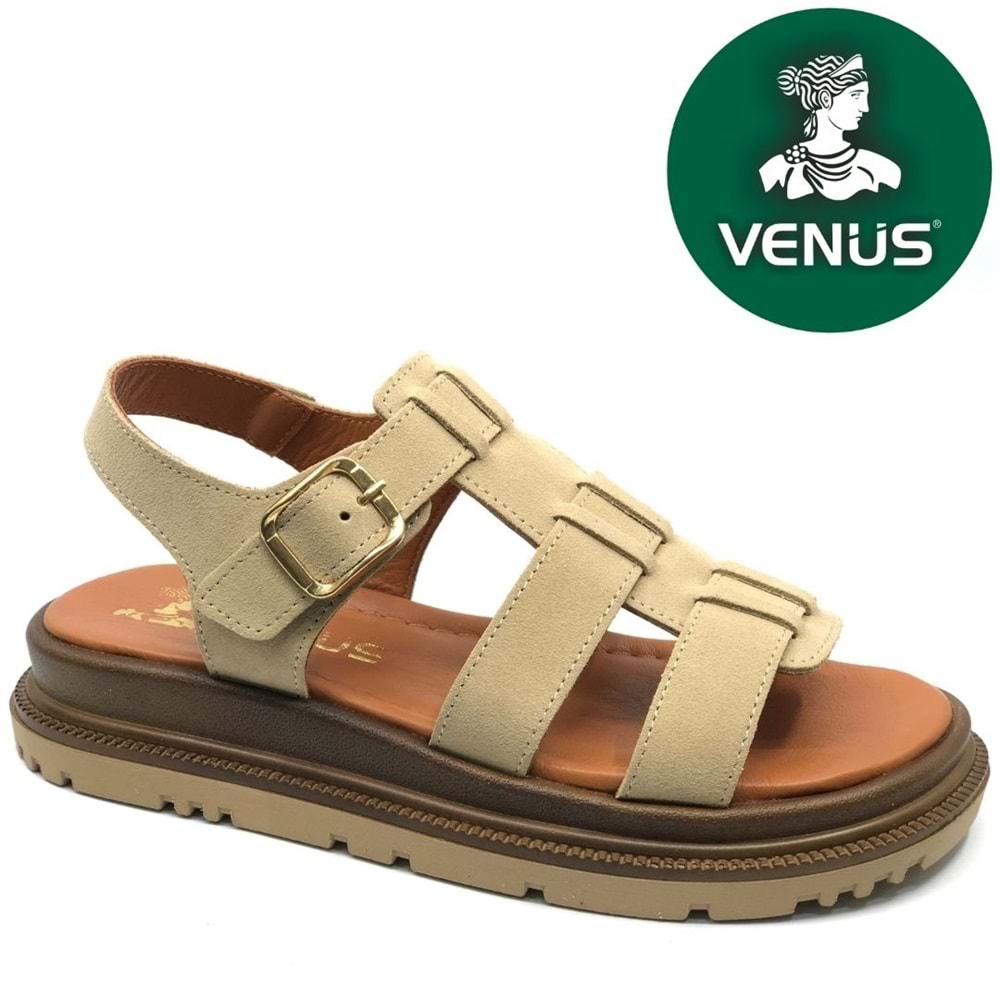 Venüs Riwing Hakiki Deri Comfort Ortopedik Kadın Sandalet