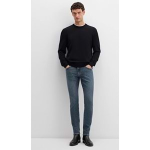 Mavi M0042489342 James Mavi Black Puslu Koyu Mavi Jean Pantolon Erkek Kot Pantolon