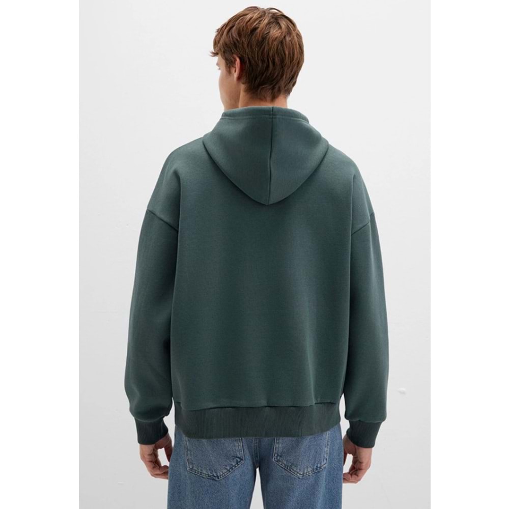 Mavi M067149-71598 Logo Baskılı Erkek Kapüşonlu Sweatshirt
