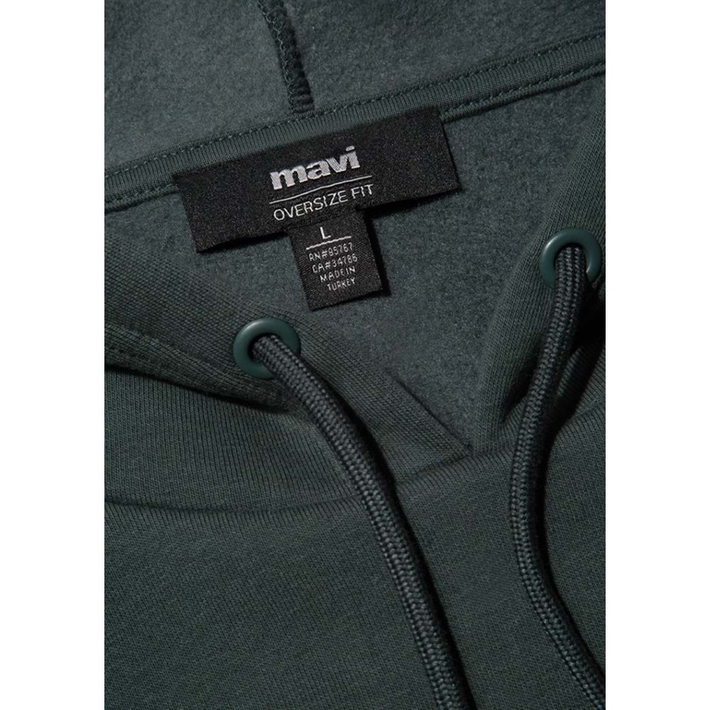 Mavi M067149-71598 Logo Baskılı Erkek Kapüşonlu Sweatshirt