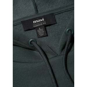 Mavi M067149-71598 Logo Baskılı Erkek Kapüşonlu Sweatshirt
