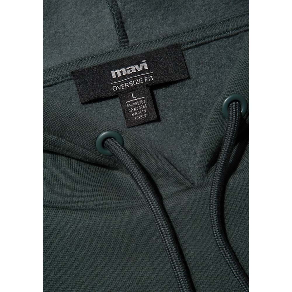 Mavi 067149-71598 Logo Baskılı Erkek Kapüşonlu Sweatshirt
