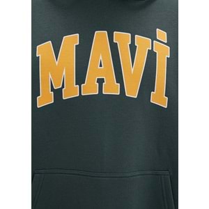 Mavi 067149-71598 Logo Baskılı Erkek Kapüşonlu Sweatshirt