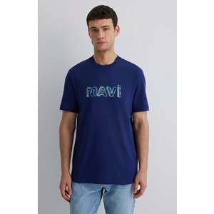 Mavi M0612587-70496 Mavi Baskılı Tişört T-Shirt Kadın Tişört