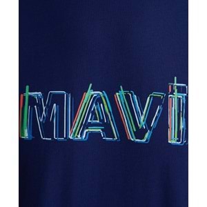 Mavi M0612587-70496 Mavi Baskılı Tişört T-Shirt Kadın Tişört