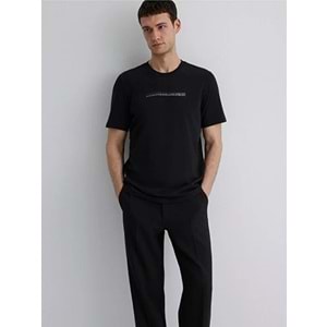 Mavi M0612647-900 Mavi Black Baskılı Tişört Erkek T-Shirt
