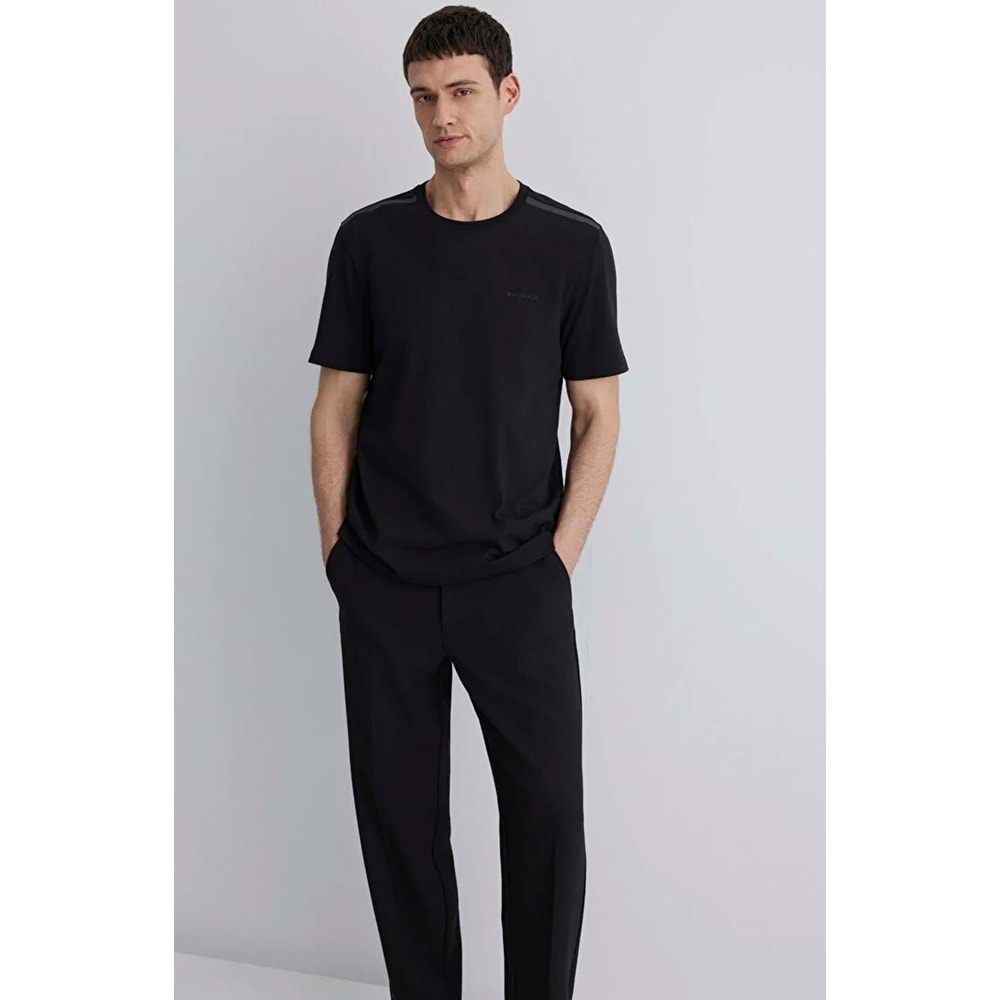 Mavi M0612689-900 Mavi Black Baskılı Tişört Erkek T-Shirt
