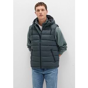 Mavi 0110604-71598 Kapüşonlu Şişme Erkek Yelek