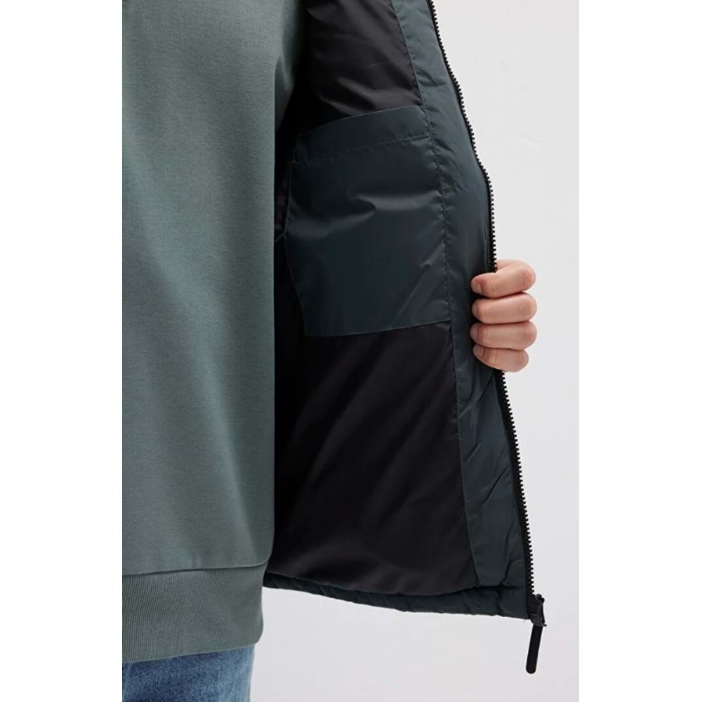 Mavi 0110604-71598 Kapüşonlu Şişme Erkek Yelek