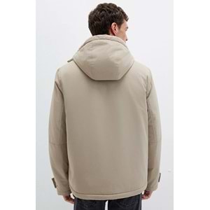 Mavi 0110657-70355 Cep Detaylı Kapüşonlu Erkek Mont