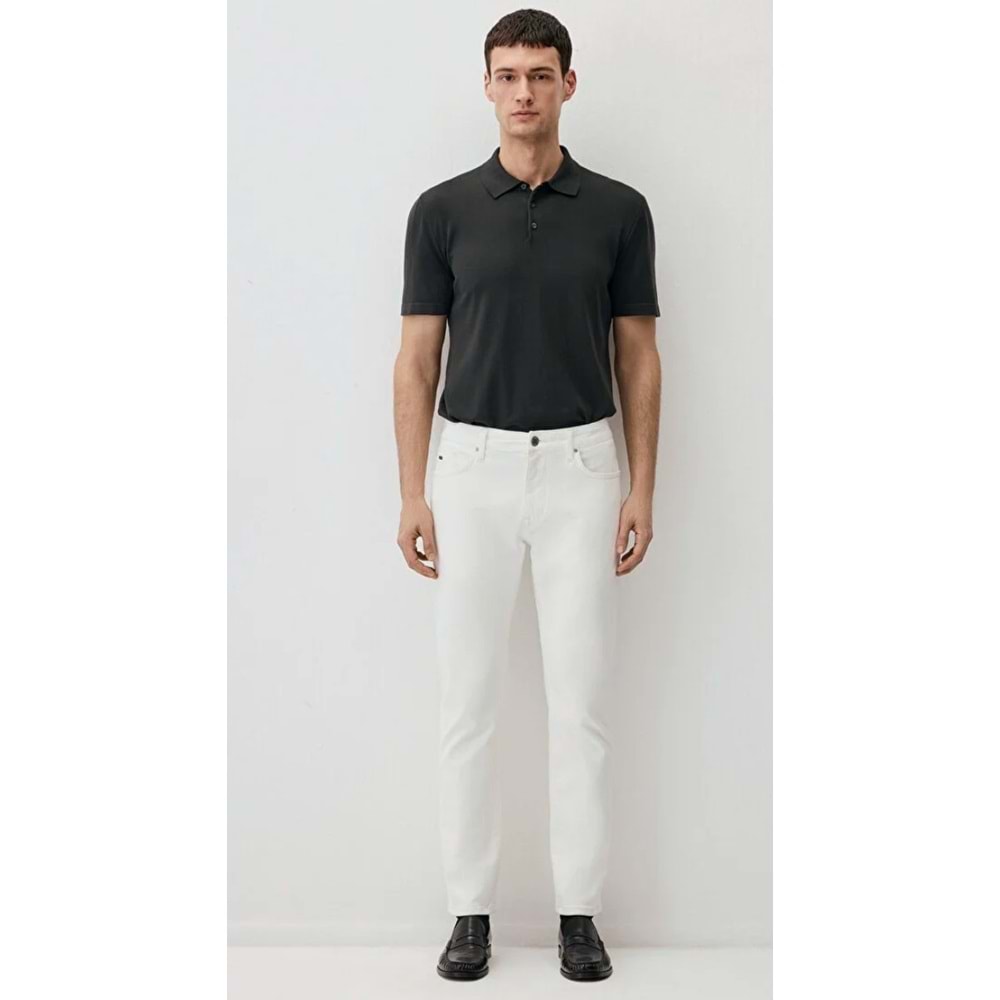 Mavi M0035190581 Marcus Edition Beyaz Jean Pantolon Erkek Kot Pantolon