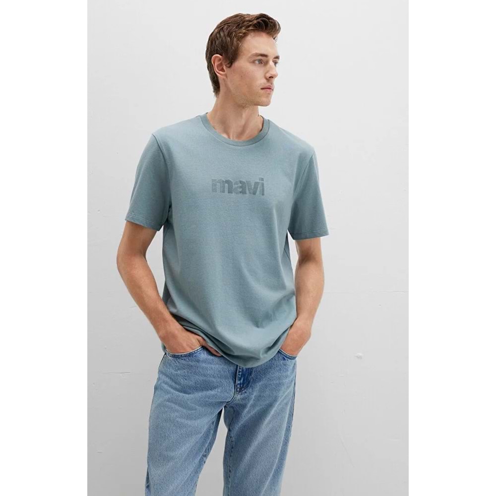 Mavi M0612936-70118 Mavi Logo Baskılı Tişört Erkek T-Shirt