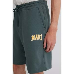 Mavi M0410224-71598 Mavi Baskılı Erkek Şort