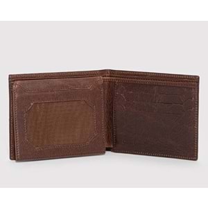 Mavi Mühür Logo Hakiki Deri Cüzdan