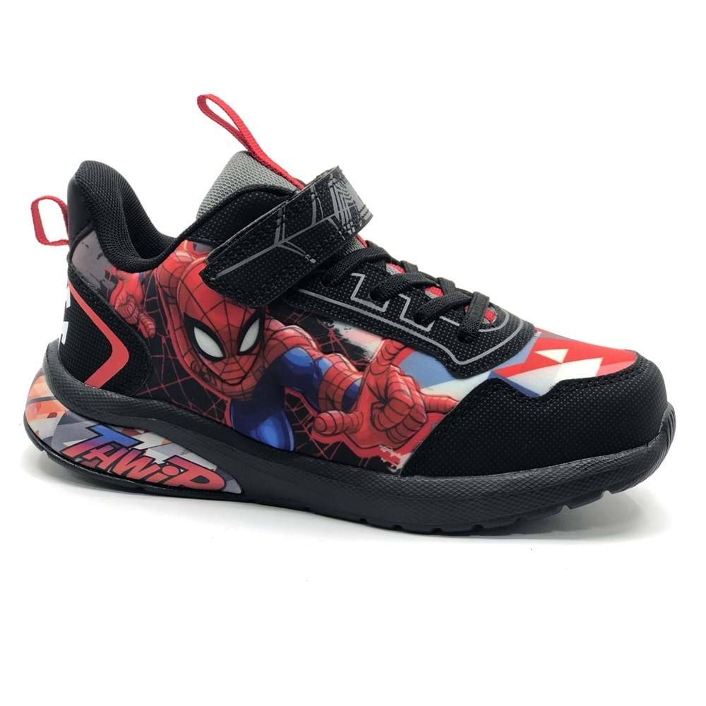 Spiderman Zamon Ortopedik Işıklı Erkek Çocuk Spor Ayakkabı